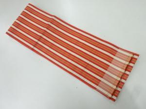 本場筑前博多縞模様織出し半幅帯